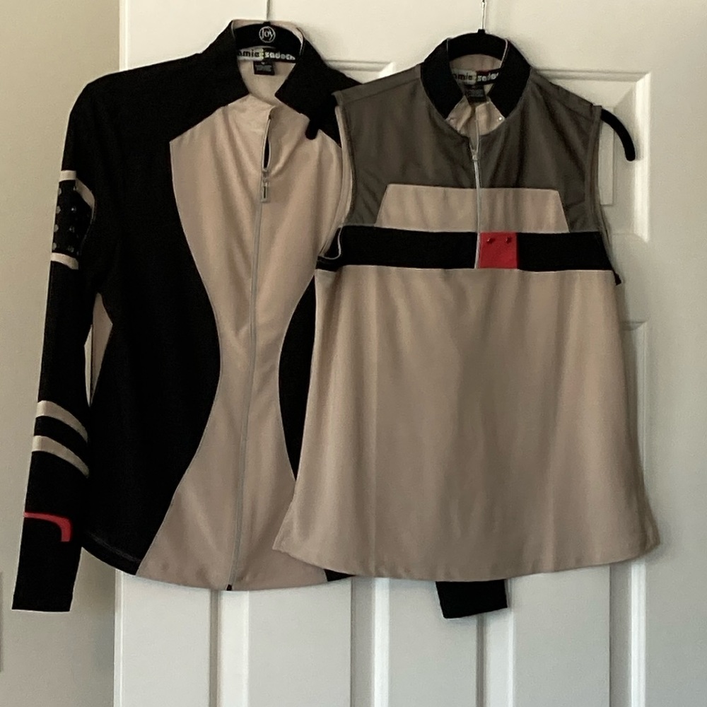 Jaime Sadock golf shirt set